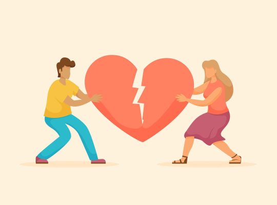 علامات قرب انفصال الزوجين
